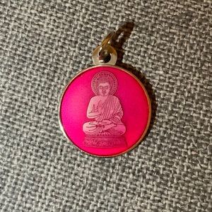 Pink Buddha Charm